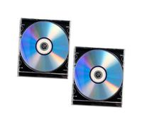 Toyvian 2sets Dischi Dvd Vergini Registrabili Con Jewel Case Box Supporti Multimediali Per Film File Musicali e Registrazione Video Dischi Audio Videoregistrabili