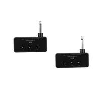 Toyvian 2sets Mini Amplificatore Chitarra Elettrica Portatile Compatto Design Elegante Leggero e Resistente Adatto Per Cuffie Utilizzo Movimento Batterie Aaa Necessarie