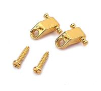 Toyvian 2sets Per Corde Chitarra Elettrica Compressore String Tree Oro Viti Leggero e Stress Sulle Corde Per Maggiore Stabilità Tuning
