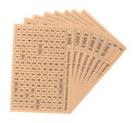 Toyvian 2sets Strategia per Risparmio Etichette per Salvadanaio Adesivi Fai da Te per Contenitori di Monete Gestione del Budget Design del Dollaro