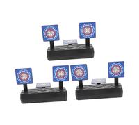 Toyvian 3 Bersagli Sportivo con Reset Automatico Giocattolo per Pratica Tiro Riutilizzabile in Plastica Resistente per Indoor e Outdoor