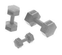 Toyvian 3 Manubri in Miniatura Per Palestra Per Casa Delle Bambole: Piccoli Ornamenti Per Il Fitness, Decorazione Per Scena Di Casa Delle Bambole - Oggetti Di Scena Sportivi Simulati