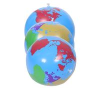Toyvian 3 Palloni Gonfiabili per Giochi e Insegnamento Colorati e Resistenti PVC per Feste Estive e Attività Piscina Stimolano Interesse per La Geografia e Gruppo