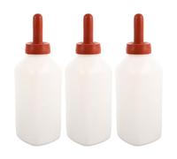 Toyvian 3 Pezzi Bottiglia per Latte Verticale da 2l con Design Portatile a Mano in Pp e Gomma Resistente per Allevamento Bovino in Fattoria