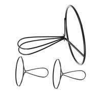 Toyvian 3 Pezzi Clip Portalampada in Ferro Nero Supporto Paralume Sostitutivo per Lampade da Tavolo e Lampadari Accessori Resistenti e Riutilizzabili per Decorazioni Eleganti e Pratiche