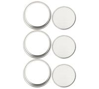 Toyvian 3 Pezzi Coperchi Resistenti per Barattoli in Acciaio Inossidabile 304 Rete Filtrante e Scolatura Liquidi per Germogli e Adatti a Barattoli per Cucina