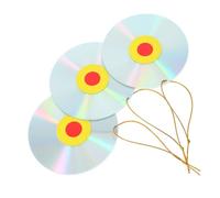 Toyvian 3 Pezzi Dischi Riflettenti Antiuccelli da Decorazioni Rotanti in Materiale e Durevole Dissuasore e Facile da Usare per Allontanare Piccioni e Volatili