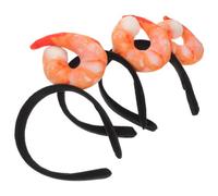 Toyvian 3 Pezzi Fascia per Chioma Design Realistico di Gamberetto in Plastica e Tessuto, Riutilizzabile e Stimola L'immaginazione, per Feste di Carnevale e Halloween