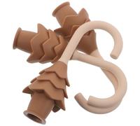 Toyvian 3 Pezzi Fermaporta Anti-Pizzicamento in Silicone per Protezione Sicurezza Dita a Forma di Albero di Pino Fermo Porta Anticollisione per Casa Asilo e Scuola