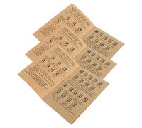 Toyvian 3 Pezzi Manuale Regole Rapide per Principianti di Apprendimento del Mahjong e Carta Illustrata per Divertimento in Famiglia e Riunioni Sociali
