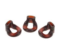 Toyvian 3 Pezzi Pocket Flute Trainer per Bamboo Cinese con Bocchino Guida Aria Aiuto Embouchure per Controllo Tono e Respirazione Adattatore Ergonomico per Pratica e Riscaldamento Dizi