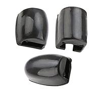 Toyvian 3 Pezzi Poggiadito in Silicone per Sassofono Nero, Cuscinetti Protettivi per Tasti Laterali, Accessori per Strumenti Musicali, Allevia Affaticamento Dita, Compatibili la Maggior