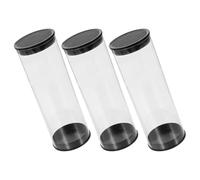 Toyvian 3 Pezzi Scatola Porta Palline da Golf in Plastica Trasparente, Custodia Portatile per Esposizione e Raccolta, Espositore Compatto per Uso Domestico e Decorazione Ufficio