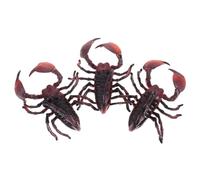 Toyvian 3 Pezzi Scorpion Figurine Realistic Simulation Animal Models Educational Insect Sculptures For Nature Exploration And Garden Decoration