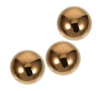 Toyvian 3 pezzi Sfere Cave da in Acciaio Inossidabile Palline Decorative Specchiate Resistenti alla Corrosione per ed Esterni