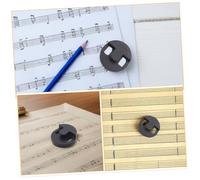 Toyvian 3 Pezzi Sordine per Violoncello in Gomma Nera Mute Rotondo Stile Tourte per Pratica Silenziosa Riduzione Volume per Esercizi Senza Accessorio Elegante e Durevole per Strumenti