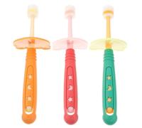 Toyvian 3 Pezzi Spazzolino Rotante per 1-6 Anni con Setole Morbide Protezione Carie e Colori Vari Colore Casuale