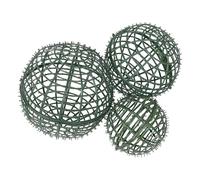 Toyvian 3 Pezzi Supporto per Palline Floreali in Plastica Verde, Leggero e Robusto, per Centrotavola e Decorazioni Corridoio, per Matrimoni e Anniversari, per Appassionati di Crafting