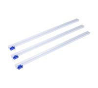 Toyvian 3 Pezzi Taglierina per Pellicola di Plastica in Plastica Riutilizzabile da 37cm Striscia Scorrevole a Doppia Funzione per Carta da Forno e Alluminio, per Uso Domestico