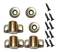Toyvian 3 Set Ferma Porta Magnetico in Lega di Zinco per Armadietti Forma Mini, Forza Elevata e Design Invisibile per Soggiorno e Camera da Letto