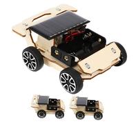 Toyvian 3 set Kit Modelli Auto a Energia Solare Educativi in Materiale Robusto Facili da Assemblare per Esperimenti Scientifici Stem e Apprendimento Interattivo Montessori