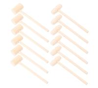 Toyvian 30 Mini Martelli per Giocattoli Educativi Strumenti Simulazione per Compleanno per Ruolo e Sviluppo Musicale Colore Giallo