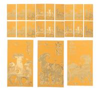 Toyvian 30 Pezzi Buste Rosse Portafortuna Li Xi 2027 Anno della Capra, | Foglia Oro e Design Capra, Set in Quantità, per Tet, Capodanno Lunare e Matrimoni