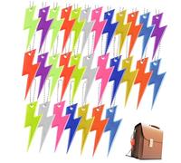 Toyvian 30 Pezzi Ciondoli Riflettenti per Decorazioni Sicure Accessori per Chiavi Vari Colori Pratiche e Stilosamente Sicure