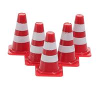 Toyvian 30 Pezzi Coni Stradali Giocattolo per Leggeri e Compatti Segnali di Traffico Simulazione in Durevole Gioco Educativo per Apprendere Le Regole della Strada per Ragazzi e Ragazze