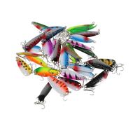 Toyvian 30 Spoon Fishing Lures Sturdy Iron Plate Baits With Reflective Sequins Treble Hooks For Bass And Trout Outdoor Fishing Tools