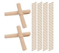 Toyvian 300 Pezzi Mini Pergamene di Carta Kraft Scrivibile per Messaggi in | Stile Vintage Marrone, per Versetti Biblici e Caccia alle Uova, Formato