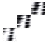 Toyvian 300pezzi Piroli Per Chitarra Acustica Accessori Resistente Per Ponte Chitarra Facile Da Sostituire Compatibile Con Tutte Le Marche Colore Nero