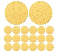 Toyvian 30pezzi Spugne Detergenti per Viso Riutilizzabili Dischetti in Spugna per Pulizia del Trucco Strumenti per Pulizia del Viso in Polpa di Legno Salviette Detergenti