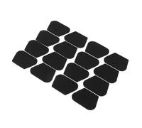 Toyvian 32 Pezzi Grip Antiscivolo per Plettri Chitarra Nero Adesivi Autoadesivi per Stabilità Migliorata Impugnature Gomma per Plettri Elettriche e Acustiche