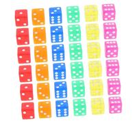 Toyvian 36 Pezzi Dadi Acrilici Trasparenti a Spigolo Diritto Grandi per Giochi da Tavolo Design Accattivante e Uso Versatile per Feste e Bar