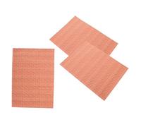 Toyvian 3pcs Bambola Mattone Pietra Adesivi Mini Casa Decalcomanie Murali Casa di Bambola Adesivo Da Parete Mini Decalcomania Peel and Stick Accessori In Miniatura