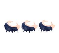 Toyvian 3pezzi Cappellino Da Bagno Per Morbido Accessorio Per Shampoo Sicuro Adatto Tutti Design Carino e Portatile