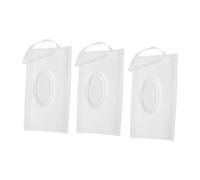 Toyvian 3pezzi Contenitore Per Salviette Umidificate Riutilizzabile Dispenser Per Salviette Con Coperchio Ribaltabile Portatile Per Ragazza e Viaggio Per Camere Da Letto e Ospedali