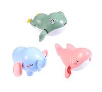 Toyvian 3pezzi Giocattoli Da Bagno Per Giocattoli Galleggianti Vento Per e Piscina Blu Rosa Verde Divertimento e Apprendimento Per La Doccia Dei