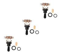 Toyvian 3pezzi Level Pickup Per Chitarra -type Con Pulsante Gear Colore Nero Jet Controllo Semplice e Duraturo Per Esperienze Musicali Straordinarie