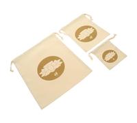 Toyvian 3pezzi Sacchetto Coulisse Per Ciotole Tibetane Custodia Borsa in Cotone e Lino Sacchetto Custodia Per Campane Buddiste Portacampana Per Oggetti Meditazione Protezione Sicura