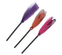 Toyvian 3pezzi Scopa in Rete Per Halloween Decorazione Chic Da Scopa Da Strega Per Costume Accessorio Per Halloween