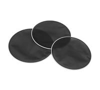 Toyvian 3pezzi Silent Drum Heads Double Layer Mute Replacement Drum Heads for Sturdy Mesh Design for Practicing and Quiet Play