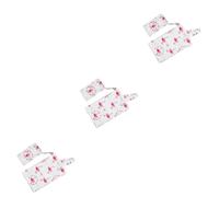 Toyvian 3pezzi Telo Allattamento Cotone Con Supporto Per Collo e Sacchetto Di Trasporto Copertura Per Allattamento Passeggino e Seggiolino Auto Design Flamingo