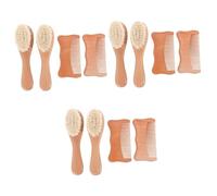 Toyvian 3sets Pz Legno Di Faggio Per Spazzole Kit Di Per Per Scalp Massages e Crescita