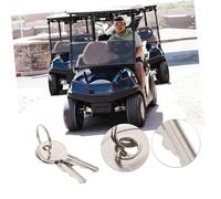 Toyvian 4 Chiavi Accensione Golf Cart in Metallo Resistente Sicurezza Potenziata per Carrelli Elettrici Golf Ricambio Affidabile per Accessori Carrelli