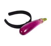 Toyvian 4 Fasce Per A Forma Di Melanzana: Finta Parrucca Vegetale Per Cosplay - Accessori Per Costumi E Feste - Articoli Divertenti Per Feste