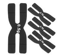 Toyvian 4 Nastri in Silicone per Racchette da Badminton con Pesi da 0,5 g, Strisce per Racchette da Badminton, Strisce per bilanciamento della Racchetta, stabilizzatore per Giocatori