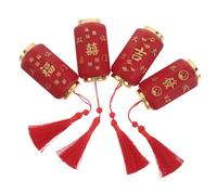 Toyvian 4 Pezzi Apribottiglie Magnetico a Forma di Lanterna Rossa per Frigorifero, Compatto con Finitura Liscia Sicura, Decorazione Festiva per Capodanno Cinese e Cucina 2026