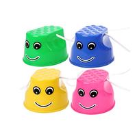 Toyvian 4 pezzi canne per bambini in plastica equilibrio allenamento sensoriale allenamento gioco bambini sport casa giardino scuola sviluppo educazione precoce giocattolo